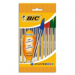 BIC Pochette de 10 stylos à...